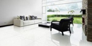 Tropic White Double Charge Floor Tile