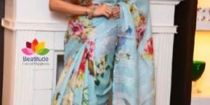 Digital Printed Saree