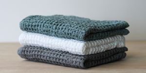 Pack of Multicolor Bamboo Face Towels