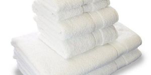 Pack of 6 Snowy White Cotton Towels