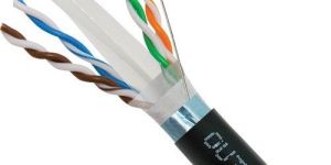 O-VISION GOLD CAT 6 4 PAIR OUTDOOR SINGLE COATED (ALIMINIUM + COPPER)