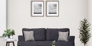 Grey Joy Three Seater Sofa