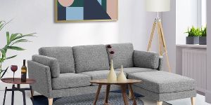 Grey Madagascar Modular Four Seater Sofa