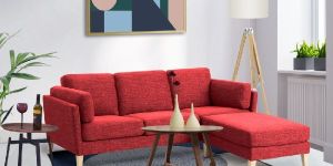 Maroon Ghana Motion Modular Four Seater Sofa