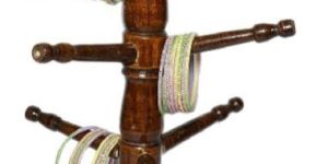 Designer Wooden Bangle Stand