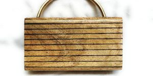 Wooden Clutch Bag