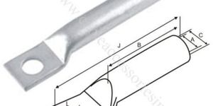 Aluminium Long Barrel Lugs & In Line Connector