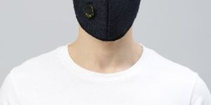 Navy Blue Head Band Face Mask