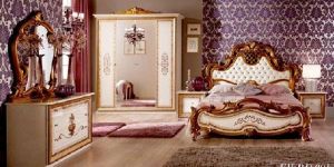 Antique Style Handcrafted Bed