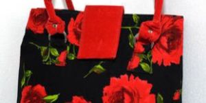 Floral Designer Handbag