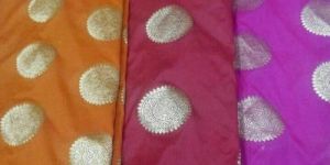 Chanderi Silk Brocade Fabric