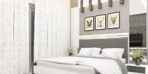 Bed Set with storage + head board + side table