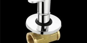 Brass Wall Flange Flush Cock