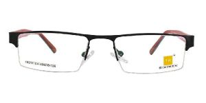 Half Rim Unisex Metal Optical Frames
