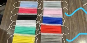 Multicolored 3 Ply Face Mask