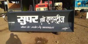 Grey Tractor Front Dozer