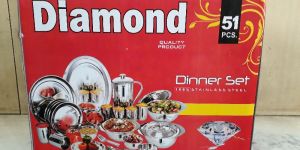 Stainless Steel Dinner Set with Layer