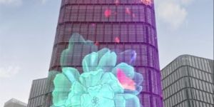 Lightweight Curvable LED Displays