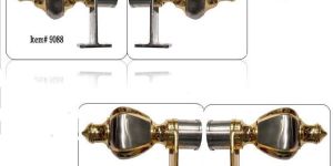 White Metal Curtain Bracket