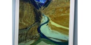 Wooden and Glass Wardrobe