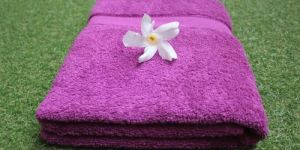 Lavender Cotton Bath Towels
