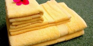 Pack of 6 Citrine Yellow Cotton Towels