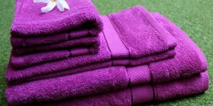 Pack of 6 Lavender Cotton Towels