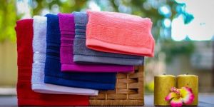 Pack of 6 MultiColor Cotton Face Towels