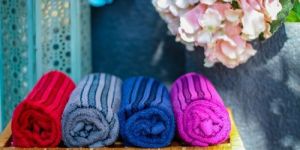 Pack of 6 MultiColor Cotton Hand Towels