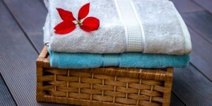 Teal Bamboo Bath Towels