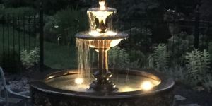 Garden Fountain Lights