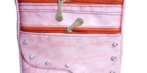 Ladies Light Pink Sling Bag