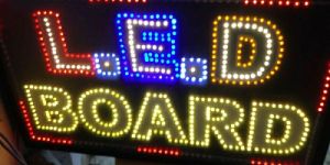 LED Acrylic Sign Board