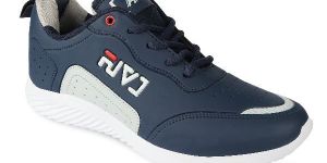 HRV SPORTS Men's Navy Blue & Red Running Shoes