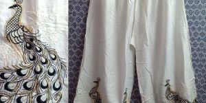 Zari Work Palazzo with Big Sharara