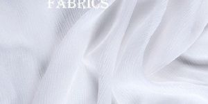 Pure Mulberry Silk Crinkle Chiffon Fabric