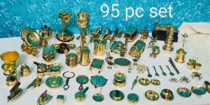 Brass Kitchen Set Miniature Gifts