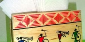 Wooden Tissue Paper Stand