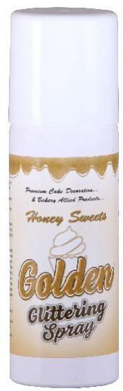 Golden Glittering Spray