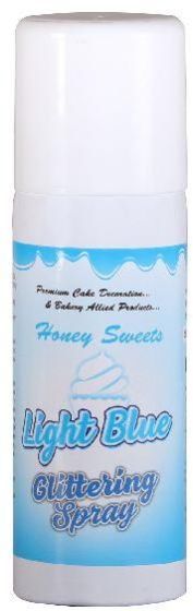 Light Blue Glittering Spray