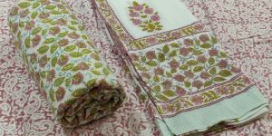 Cotton Block Print Dress Material