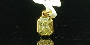 Fancy Yellow Emrld Pendent
