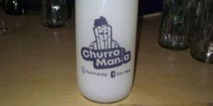 MILK SHAKE GLASS BOTTLE