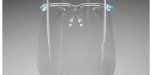 Face Shield with Glass Frame