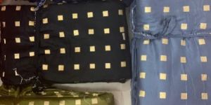 Golden Printed Rayon Fabric