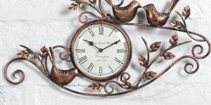 Iron Bird Wall Clock