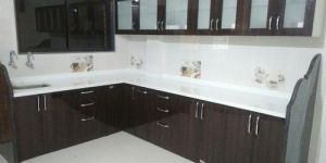 L Shaped Modular Kitchen