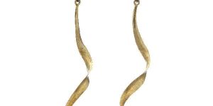 Metallic Brass Earrings (ABM-ET-14)