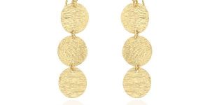 Metallic Brass Earrings (ABM-ET-18)