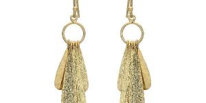 Metallic Brass Earrings (ABM-ET-26)